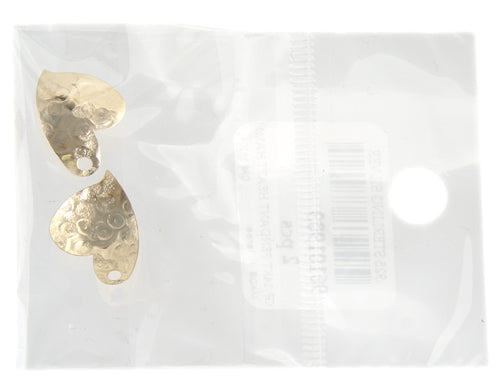 Gold Filled 14kt Pendant Heart Hammered 15x18mm