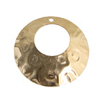 Gold Filled 14kt Pendant Open Dome Hammered 21mm - Cosplay Supplies Inc