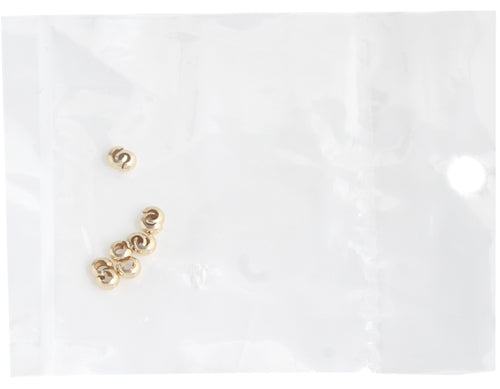 Gold Filled 14kt Crimp Cover 3mm Approx .3g