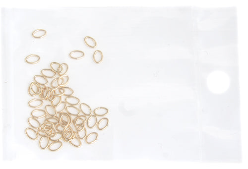 Gold Filled 14kt Jump Ring Oval 3x4.6mm 22ga Approx 1.5g