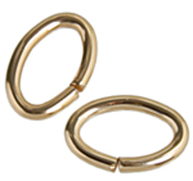 Gold Filled 14kt Jump Ring Oval 6.4x9.6mm Approx 2.4g