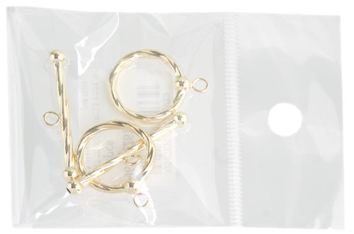 Gold Filled 14kt Toggle Circle Rope Wrap 20mm