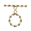 Gold Filled 14kt Toggle Circle Twist 15mm