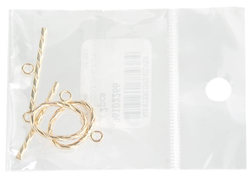 Gold Filled 14kt Toggle Oval Rope Wrap 15x18mm