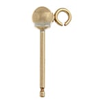 Gold Filled 14kt Ball Post With Ring
