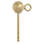 Gold Filled 14kt Ball Post With Ring - Cosplay Supplies Inc