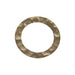 Gold Filled 14kt Connector Circle Flat Hammered 