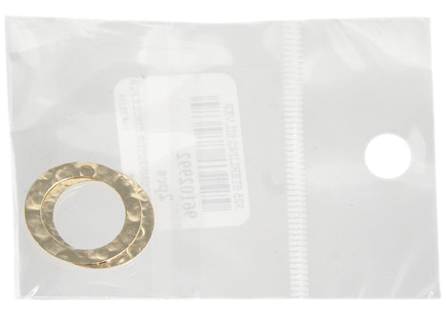 Gold Filled 14kt Connector Circle Flat Hammered 