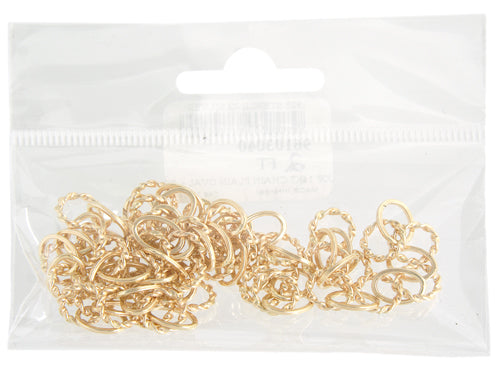 Gold Filled 14kt Chain Plain Oval + Round Twist 8mm