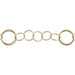 Gold Filled 14kt Chain Round 5 + 2 15mm/20mm