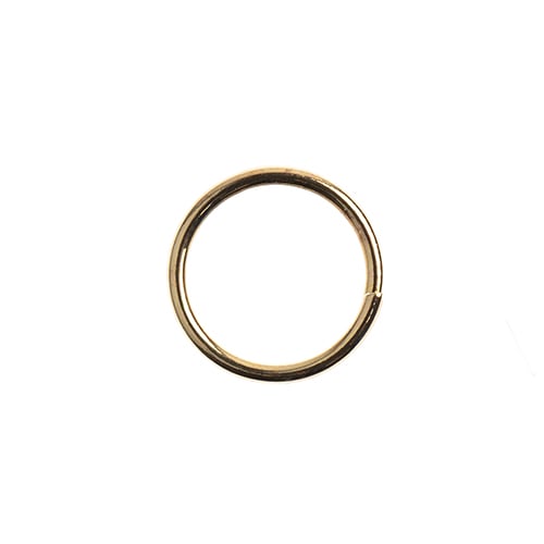 18kt Gold Plated Jump Ring 8x0.7mm 21ga 84pcs