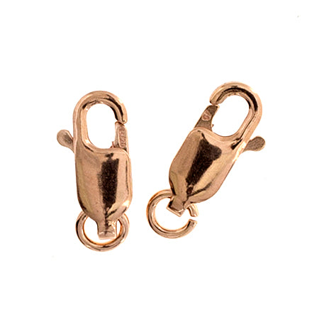 Rose Gold Filled 14k Lobster Claw 4x10mm With Ring Approx 1.6g