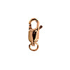 Rose Gold Filled 14k Lobster Claw 4x10mm With Ring Approx 1.6g