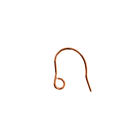 Rose Gold Filled 14k Ear Wire .028in (0.71mm) Approx 0.9g - Cosplay Supplies Inc