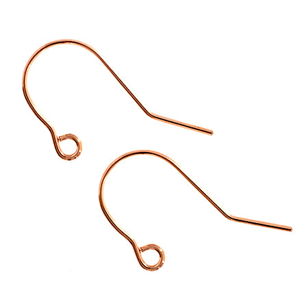 Rose Gold Filled 14k French Ear Wire .030in (0.76mm) Approx 2g