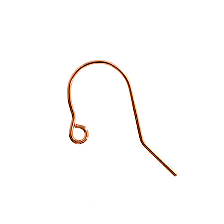 Rose Gold Filled 14k French Ear Wire .030in (0.76mm) Approx 2g - Cosplay Supplies Inc