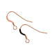 Rose Gold Filled 14k Ear Wire Flat With Coil (0.61mm) Approx 1g