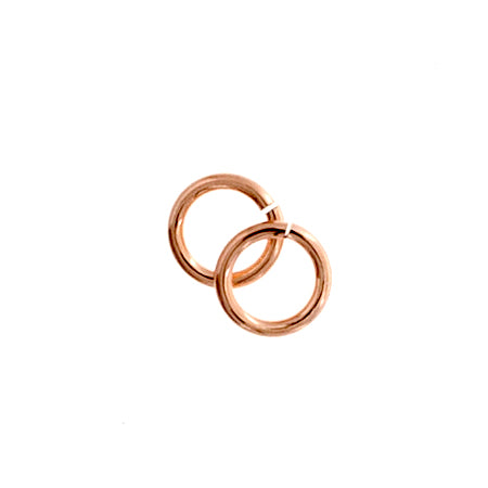 Rose Gold Filled 14k Jump Ring .025x157in (0.64x4mm) 22ga Approx 0.6g