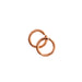 Rose Gold Filled 14k Jump Ring .025x157in (0.64x4mm) 22ga Approx 0.6g