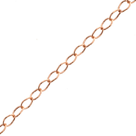 Rose Gold Filled 14k 1512 Cable Chain (2.2mm) Approx 0.88g / Foot