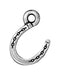 Tierra Cast - Charm Horseshoe 17.5mm Antique Silver - Cosplay Supplies Inc