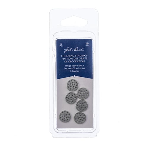 Wickes Fringe Spacer Discs Antique Pewter 6pcs