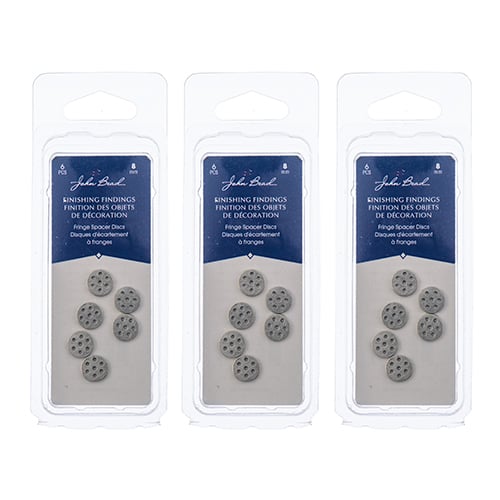 Wickes Fringe Spacer Discs Antique Pewter 6pcs
