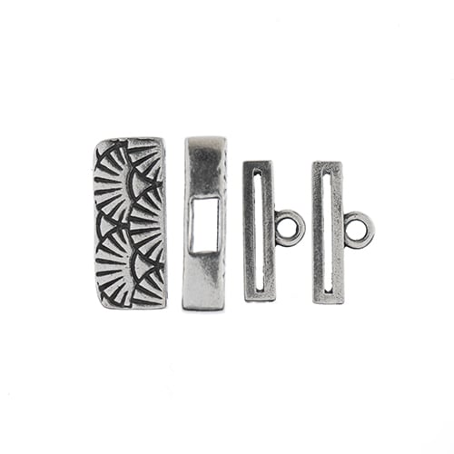 Wickes Small Box Cap Stitch Ends 11/0 2 pairs Antique