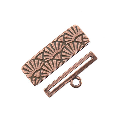 Wickes Large Box Cap Stitch Ends 8/0 2 pairs Antique 