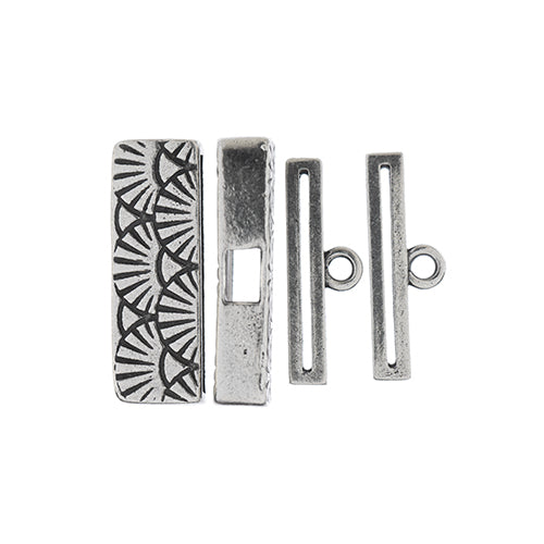 Wickes Large Box Cap Stitch Ends 8/0 2 pairs Antique