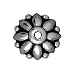 Tierra Cast - Bead Cap Dharma 10mm Antique Silver