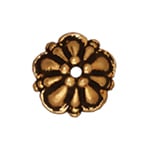 Tierra Cast - Bead Cap Tiffany 8mm Antique Gold - Cosplay Supplies Inc