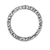 Tierra Cast - Link Ring 1in Hammered Rhodium