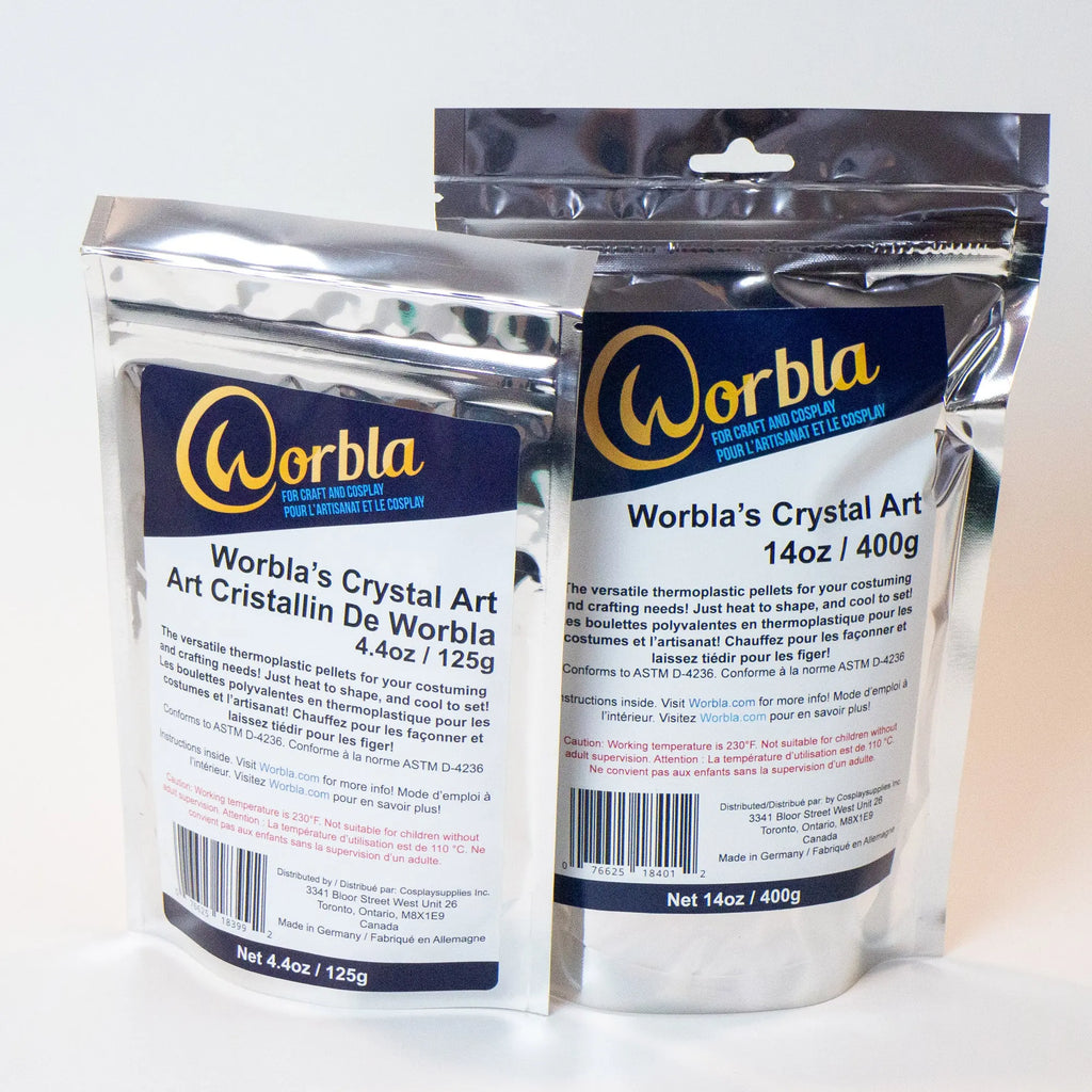 Worbla Crystal Art - Clear Moldable Thermoplastic Beads Pellets
