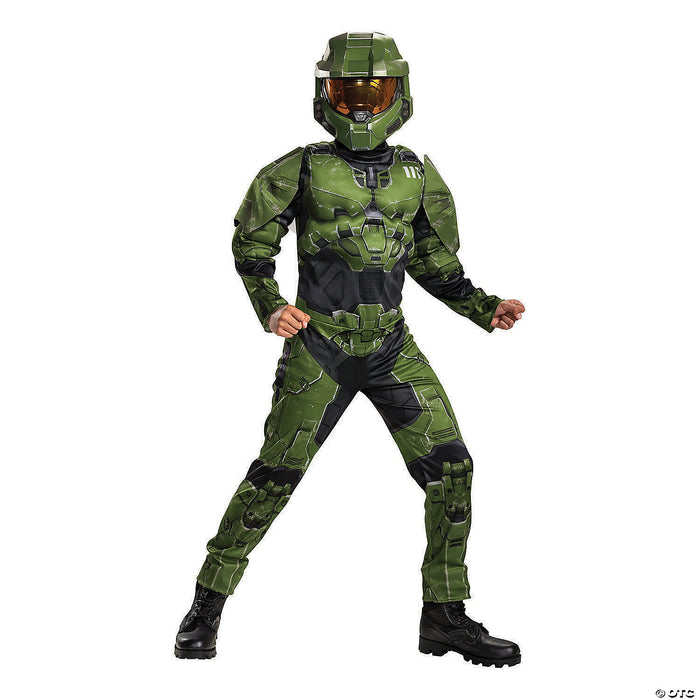 Child Classic Muscle Master Chief Infinite Costume