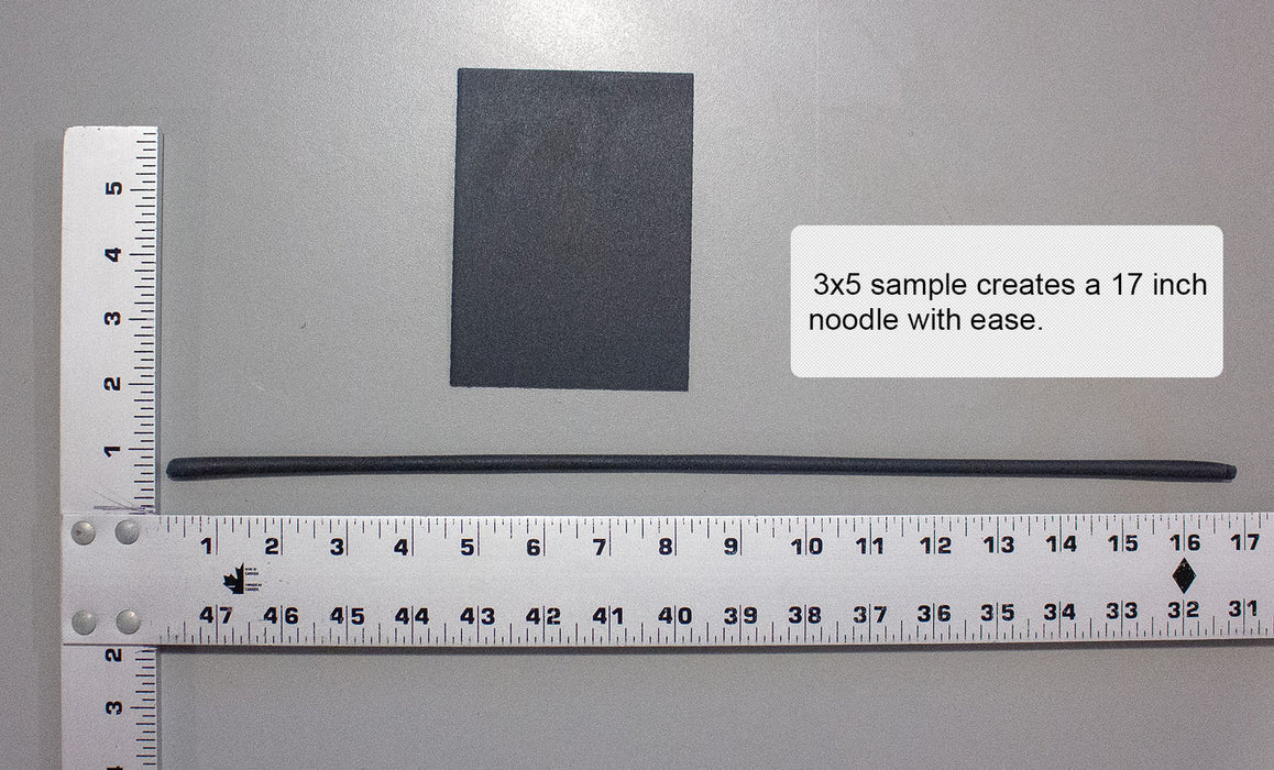 Black Worbla Mini Samples: 40 pack