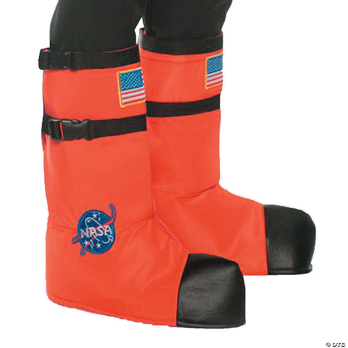 Adult’s Astronaut Boot Covers - Orange