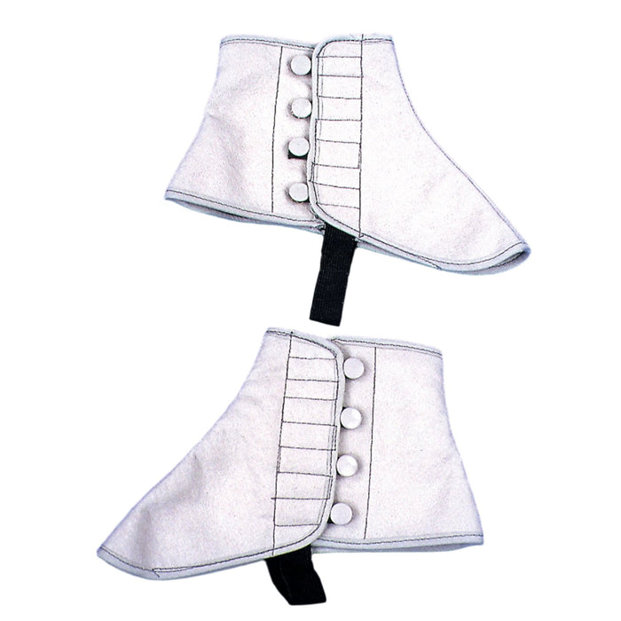 Adult Gray Felt Spats