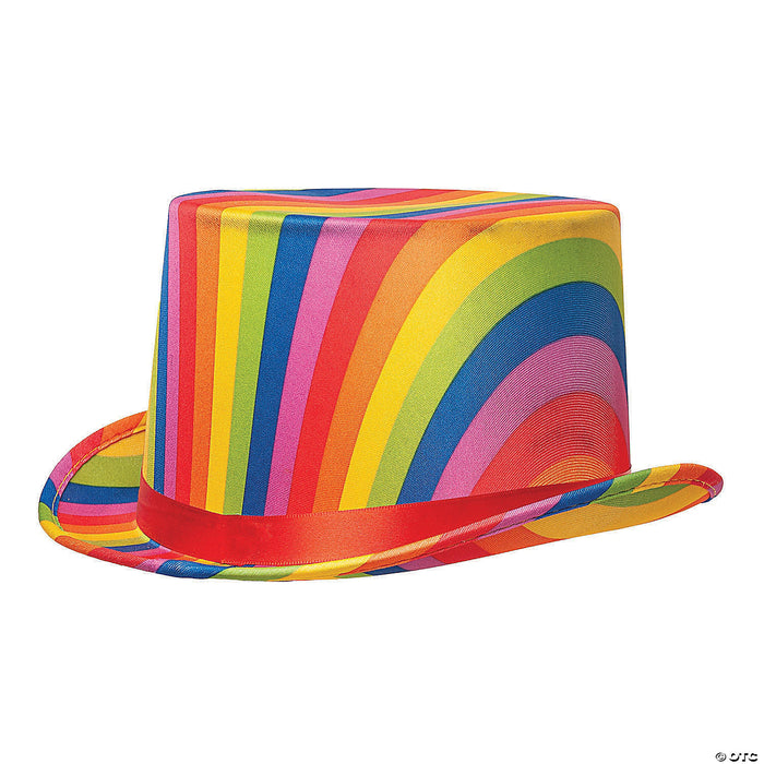 Adult Rainbow Top Hat