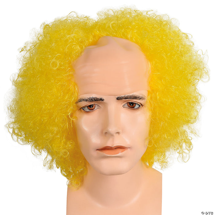 Bargain Bald Curly Clown Wig
