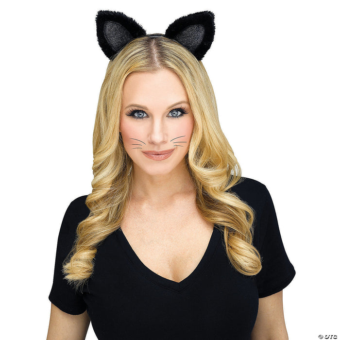 Adults Black Cat Headband