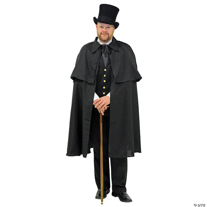 Adults Black Dickens Cape