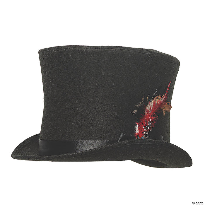 Adults Black Dickens Top Hat