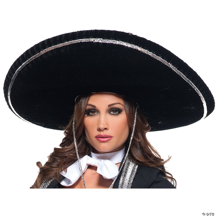 Adults Black Mariachi Hat