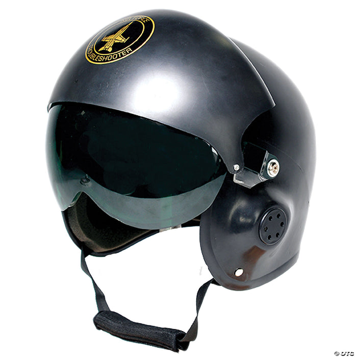 Adults Black Pilot Helmet