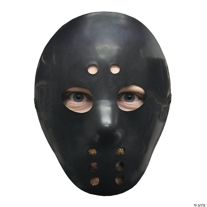 Black Plastic Hockey Mask