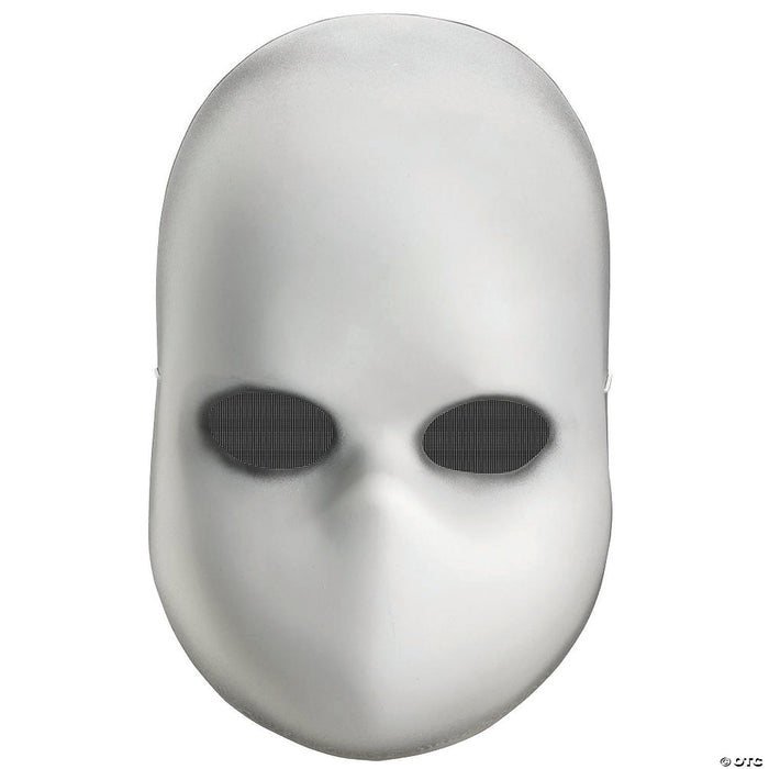 Blank Black Eyes Doll Mask