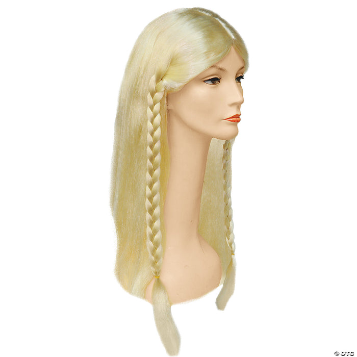Blonde Wig with Side Braids