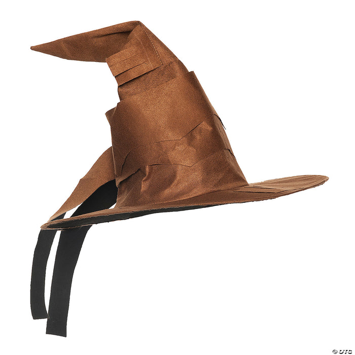 Adults Black Curved Wizard Hat