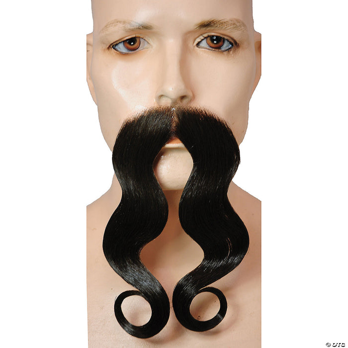 Brown Synthetic Viking Mustache